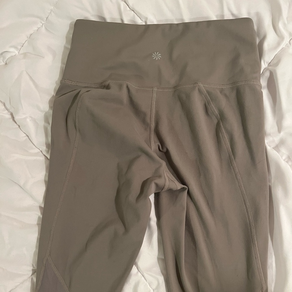 Athleta High Rise Taupe Leggings Size XS